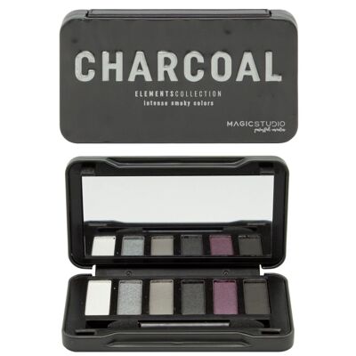 Mini Makeup Palette Smoky Charcoal - 6 colors - 7 g - Magic Studio
