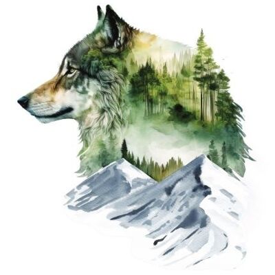 Duurzame kaart - wolf