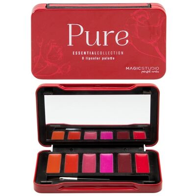 Mini palette de rouge à lèvres - 6 couleurs - 7 g - Magic Studio