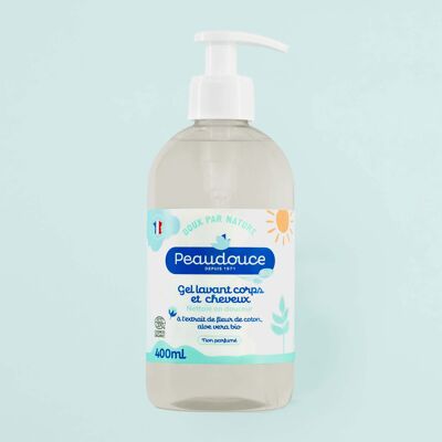Detergente per capelli e corpo per bambini Peaudouce Organic