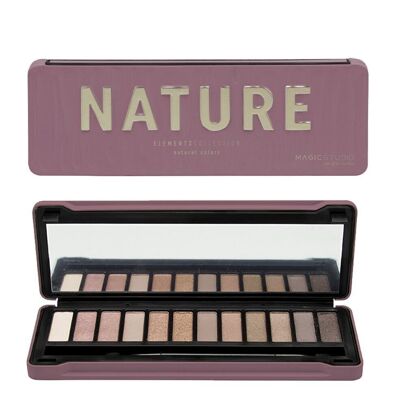 Natur-Make-up-Palette - 12 Farben - 14,5 g - Magic Studio