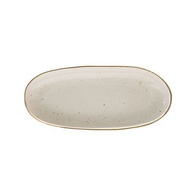 BREEZY Oval Dish 24 Latte MC130191