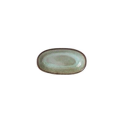 BREEZY Oval Platter 15 GREEN Ind. MC130308