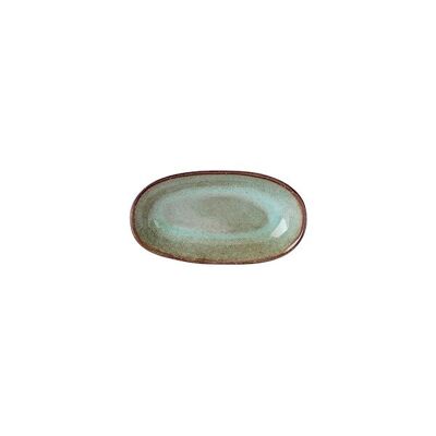 BREEZY Oval Platter 15 GREEN Ind. MC130308