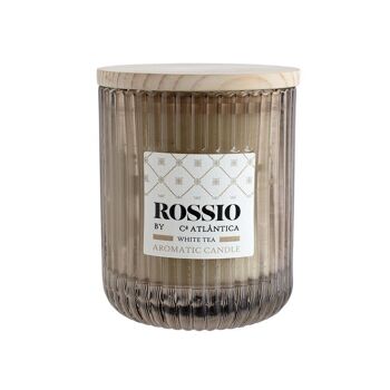 ROSSIO Bougie Parfumée 200g Thé Blanc MC140074 1