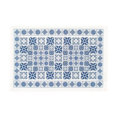 ATLANTICA S/2 Blue Tile Tablecloths [GB] MC170203