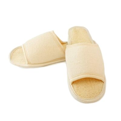Loofah Massage Slippers - Large