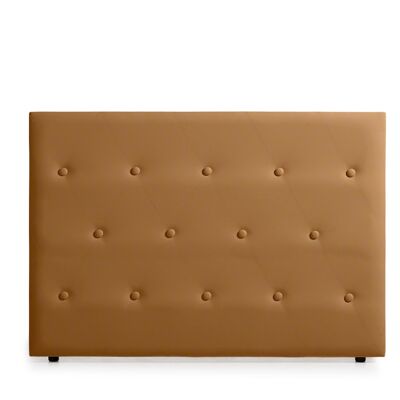 VENICE UPHOLSTERED HEADBOARD FEATHER LEATHER - COPPER