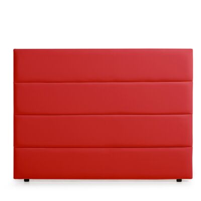 UPHOLSTERED HEADBOARD GENOA Faux Leather - RED