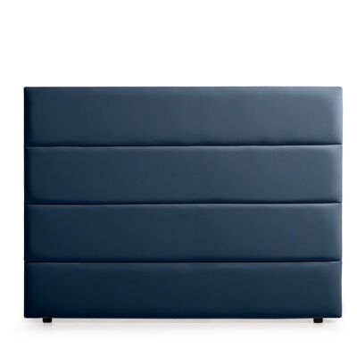 UPHOLSTERED HEADBOARD GENOA Faux Leather - DARK BLUE