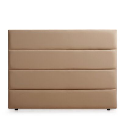 UPHOLSTERED HEADBOARD GENOA Faux Leather - SAND
