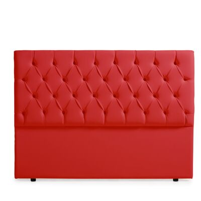 UPHOLSTERED HEADBOARD CAPRI Faux Leather - RED