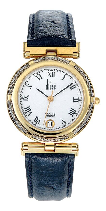 Gemischte DIESE 346 zweifarbige Uhr