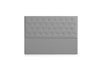 TÊTE DE LIT REMBOURRÉE FERRARA UPHOLSTERY - GRIS 1