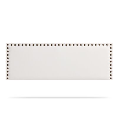 MODENA UPHOLSTERED HEADBOARD FAUX LEATHER - WHITE