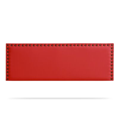 MODENA UPHOLSTERED HEADBOARD FEATHER LEATHER - RED