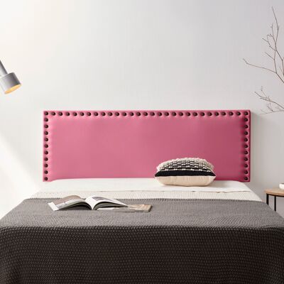 MODENA UPHOLSTERED HEADBOARD FAUX LEATHER - PINK