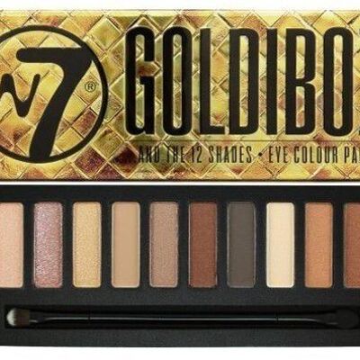 Paleta de maquillaje Goldibox W7 de 12 colores