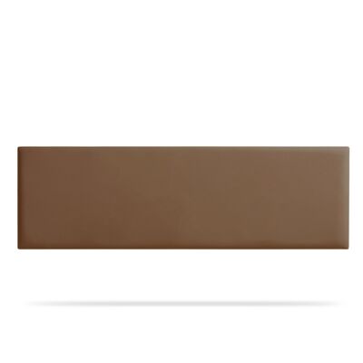 UPHOLSTERED HEADBOARD NOVA Faux Leather - BROWN