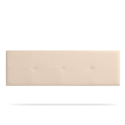 GEPOLSTERTES KOPFTEIL NAPOLI-LEDER - BEIGE