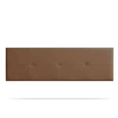 UPHOLSTERED HEADBOARD NAPOLI LEATHER - BROWN