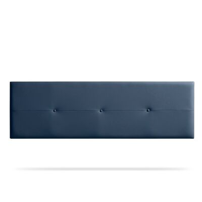 UPHOLSTERED HEADBOARD NAPOLI LEATHER - DARK BLUE