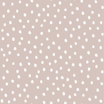 SIMPLE irregular dots powder pink white Wallpaper