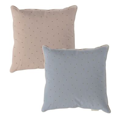 Cuscino Dots Minimini rosa e blu