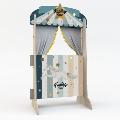 Fantasy Circus Blue Toy And Bookstand In One