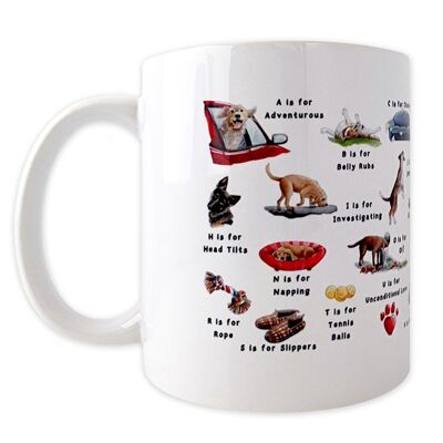 The Dog's Alphabet Mug