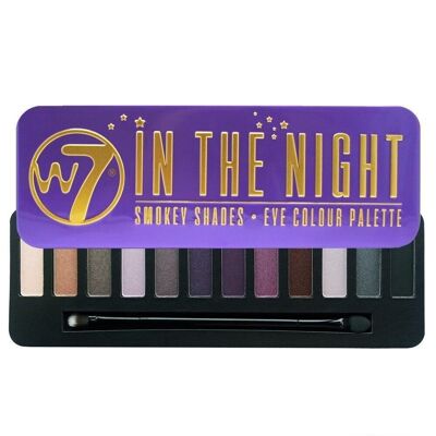 In the Night 12-color makeup palette - W7