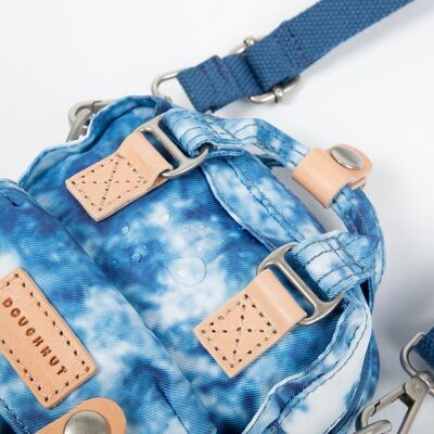 Macaroon Tiny Tie-Dye Series - Steel Blue - smartphone sized shoulder pouch