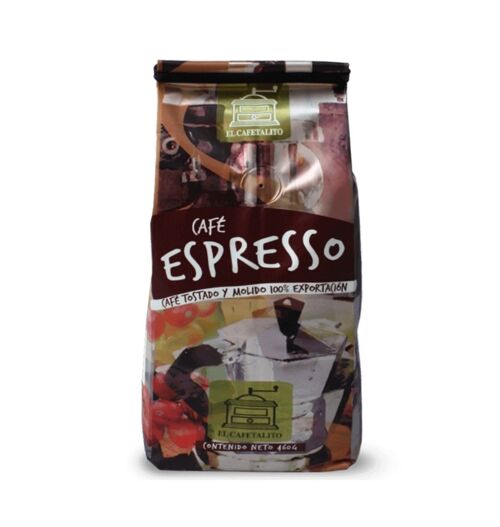 ESPRESSO MOLIDO 460GR EL CAFETALITO REGIONAL Guatemala