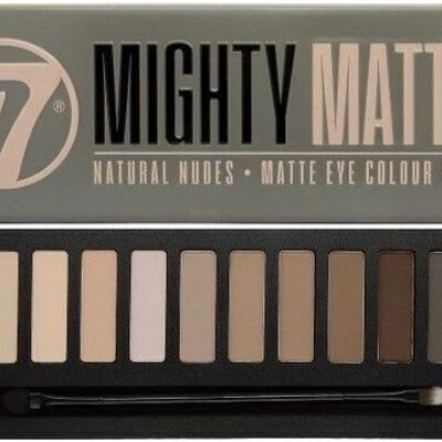 Palette de maquillage 12 couleurs Mighty Mattes Palette - W7