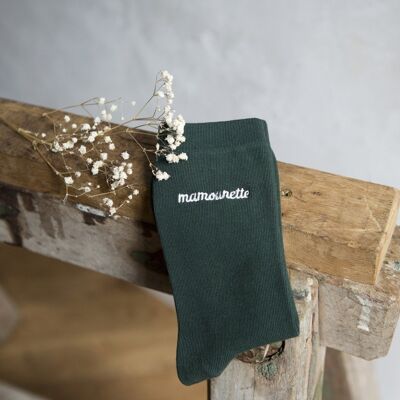 Bestickte Socken - Mamounette