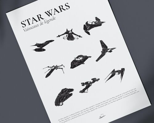 Affiche "Star Wars" 30x40cm