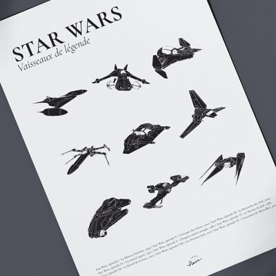 Affiche "Star Wars" 30x40cm