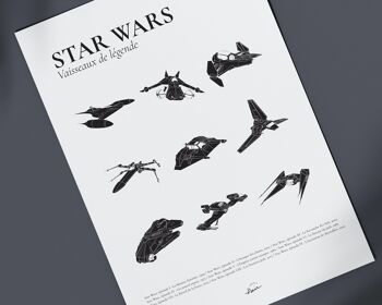 Affiche "Star Wars" 30x40cm 1