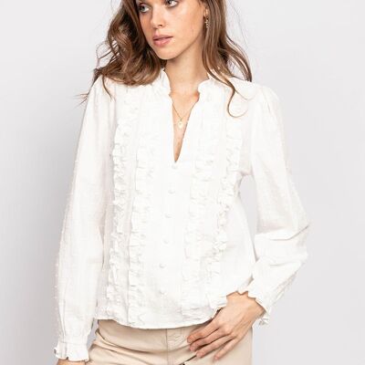 Camicia semplice stirata