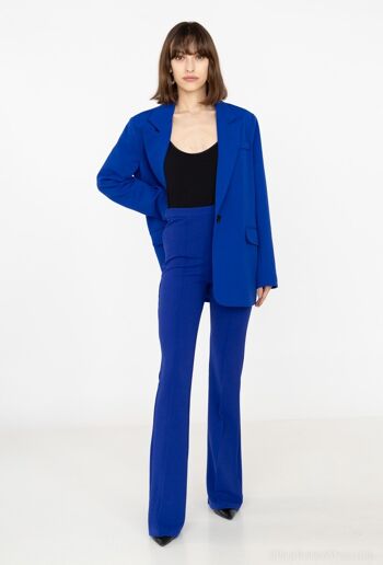 Blazer stretch décontracté BLEU 4