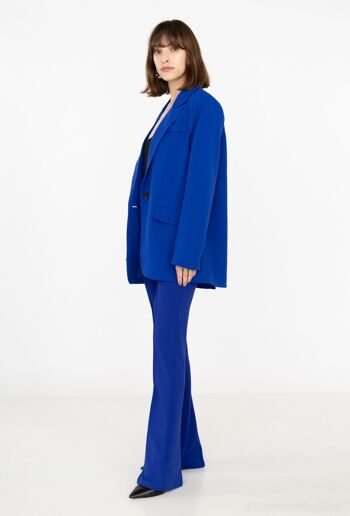 Blazer stretch décontracté BLEU 3