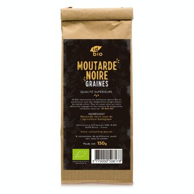 Black mustard organic seeds 150g