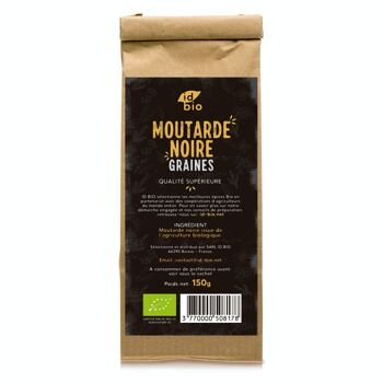 Moutarde noire graines bio 150g