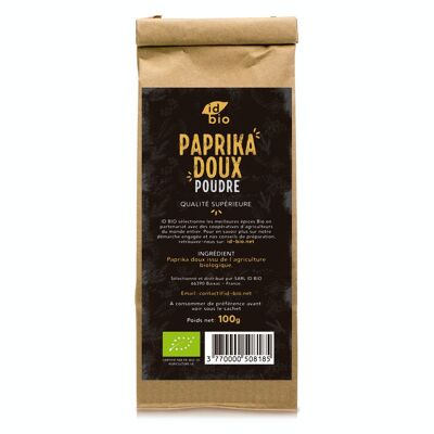 Organic sweet paprika powder 100g