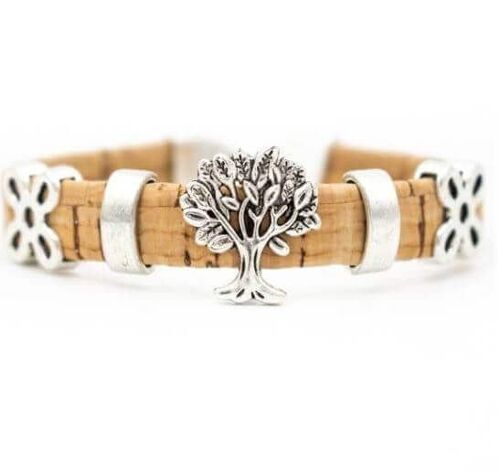 Pulsera de corcho Árbol de la Vida