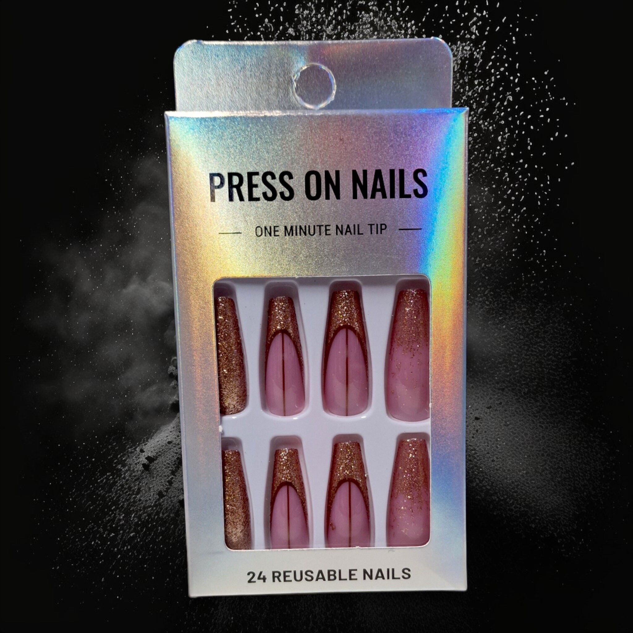4 Pack Press on Nails Medium Wholesale Almond Fake Nails French Tip Glue on  Nails Short Square Acrylic Nail Set with Glue by Dreamynini, 96Pcs Nails  and 20Pcs A… | Acrylic nail