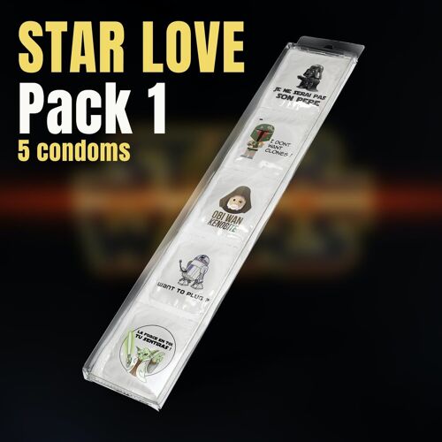 Préservatif: Pack 5: Star Love