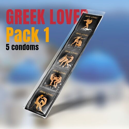 Préservatif: Pack 5: Greek lover black