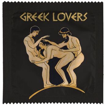 Préservatif: Pack 5: Greek lover black 5
