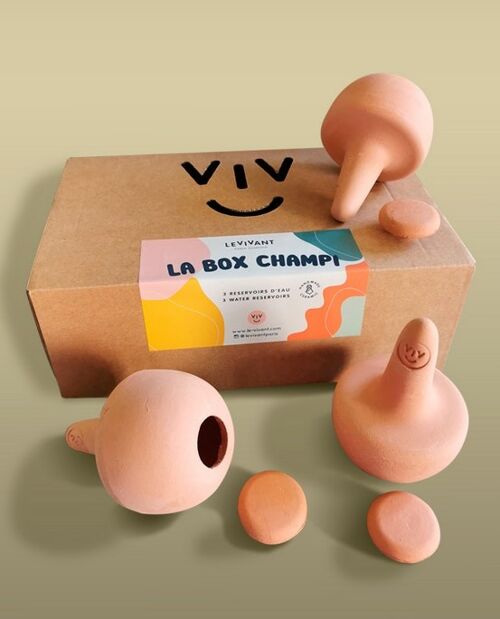 Box cadeau 3 ollas Champi Terracotta - Made in France